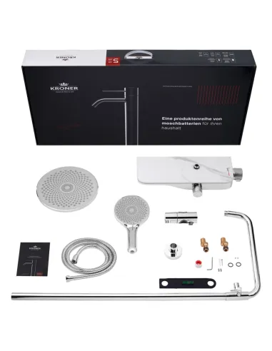 Душевая система Kroner KRP Armada - W065, с изливом