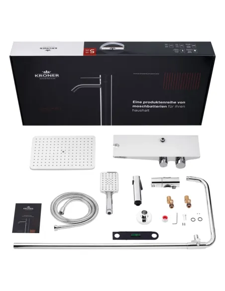 Душевая система Kroner KRP Armada - W066, с изливом