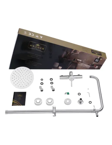 Душова система Kroner KRP Edelstahl Klassisch - ESG062, без виливу