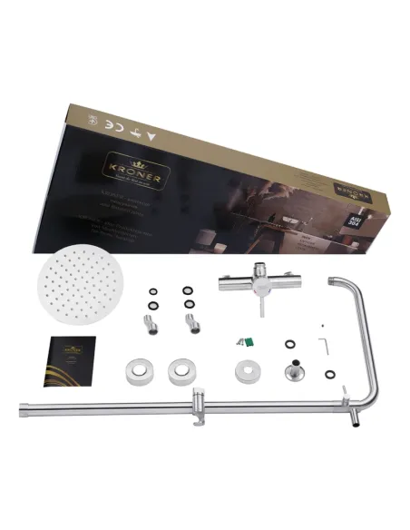 Душевая система Kroner KRP Edelstahl Klassisch - ESG062, без излива
