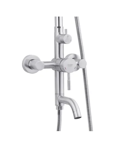 Душева система Kroner KRP Edelstahl Klassisch - ESG063, з виливом