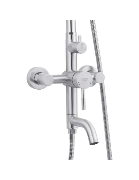 Душева система Kroner KRP Edelstahl Klassisch - ESG063, з виливом