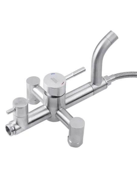 Душевая система Kroner KRP Edelstahl Klassisch - ESG063, с изливом