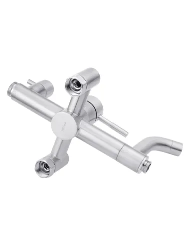 Душевая система Kroner KRP Edelstahl Klassisch - ESG063, с изливом