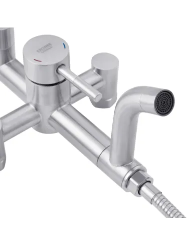 Душевая система Kroner KRP Edelstahl Klassisch - ESG063, с изливом
