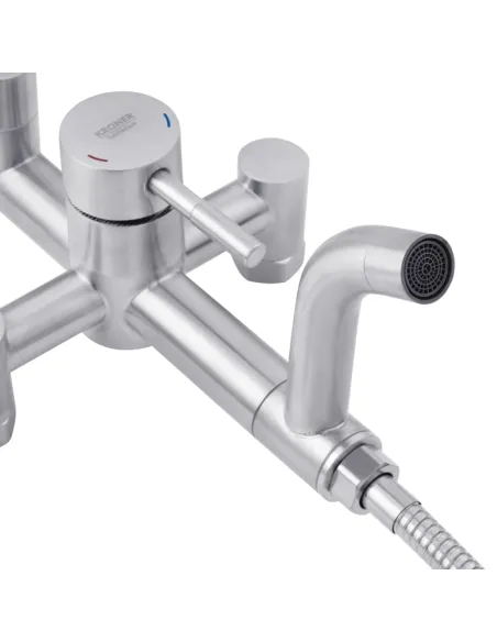 Душева система Kroner KRP Edelstahl Klassisch - ESG063, з виливом