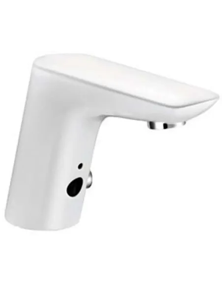 Смеситель сенсорный для умывальника Kludi Balance 5210091 (алкалиновая батарейка 6 V, белый) - 1