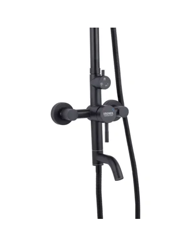 Душева система Kroner KRP Edelstahl Klassisch - SCH063, з виливом