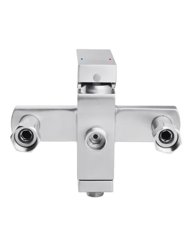 Душевая система Kroner KRP Edelstahl Kubus - ESG063, с изливом