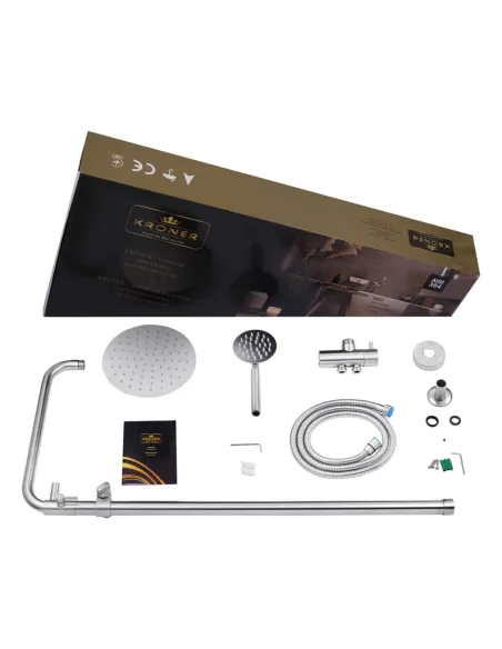 Душевая система Kroner KRP Edelstahl Klassisch - ESG231 Flex, без излива Душевая система Kroner KRP Edelstahl Klassisch - ESG231 Flex, без излива