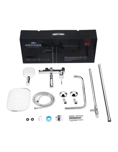 Душевая система Kroner KRP Essen - C063, с изливом