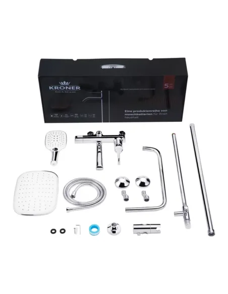 Душевая система Kroner KRP Essen - C063, с изливом