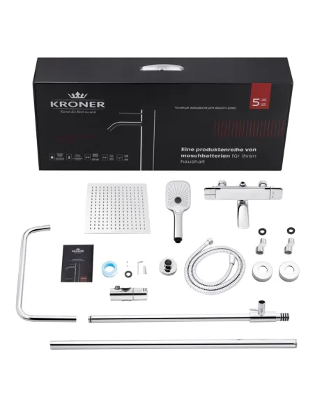 Душева система Kroner KRP Makon - C063, з виливом