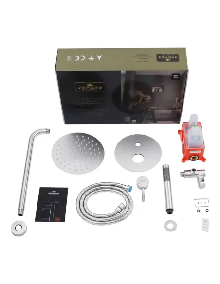 Душевая система Kroner KRP Edelstahl Klassisch - ESG082, скрытого монтажа Душевая система Kroner KRP Edelstahl Klassisch - ESG082, скрытого монтажа