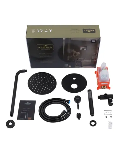 Душова система Kroner KRP Edelstahl Klassisch - SCH082, прихованого монтажу