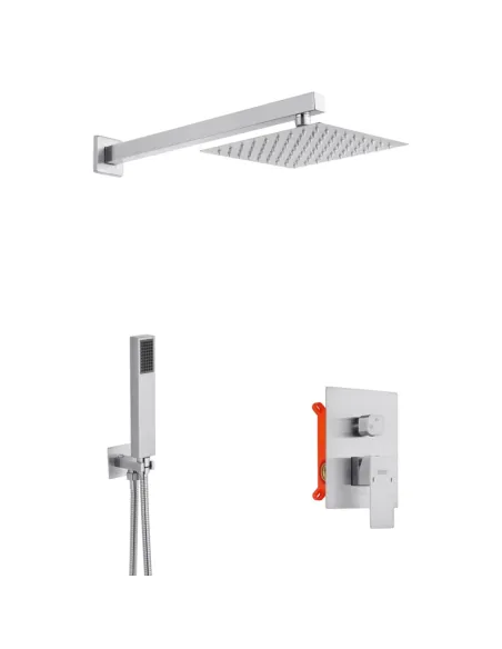 Душова система Kroner KRP Edelstahl Kubus - ESG082, прихованого монтажу