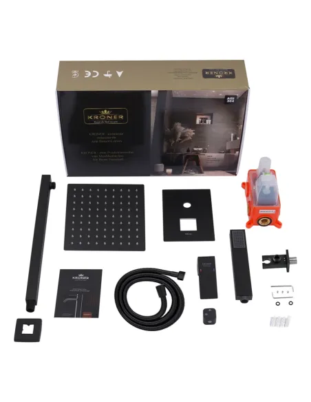 Душова система Kroner KRP Edelstahl Kubus - SCH082, прихованого монтажу