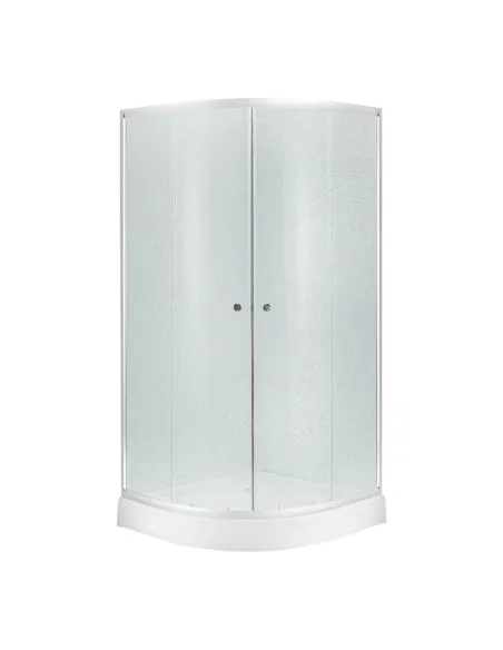 Душевая кабина с низким поддоном Kroner KRP Harz - C.F.F. 90x90 см, полукруглая Душевая кабина с низким поддоном Kroner KRP Harz - C.F.F. 90x90 см, полукруглая