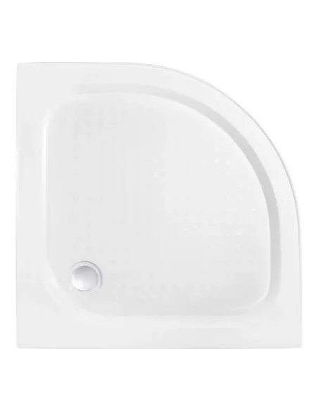 Душова кабіна з низьким піддоном Kroner KRP Harz - CFF 90x90 см, напівкругла