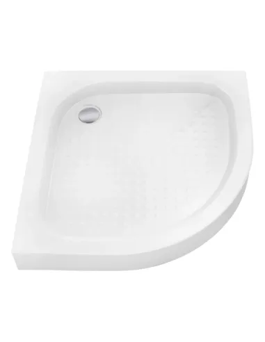 Душевая кабина с низким поддоном Kroner KRP Harz - C.F.F. 90x90 см, полукруглая