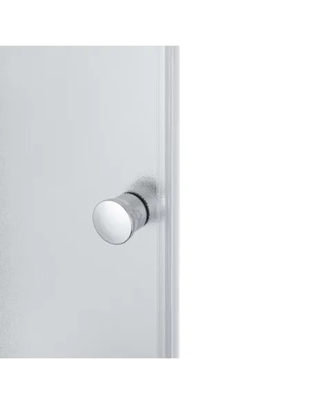 Душова кабіна з низьким піддоном Kroner KRP Harz - CFF 90x90 см, напівкругла