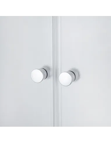 Душова кабіна з низьким піддоном Kroner KRP Harz - CFF 90x90 см, напівкругла