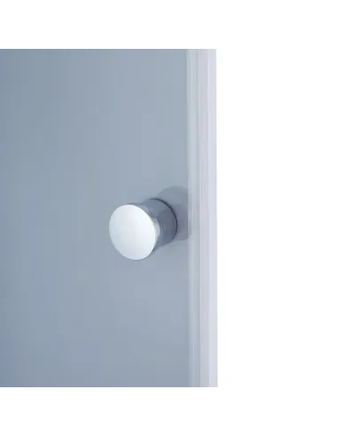 Душова кабіна з низьким піддоном Kroner KRP Harz - CFG 90x90 см, напівкругла