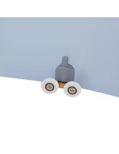 Душова кабіна з низьким піддоном Kroner KRP Harz - CFG 90x90 см, напівкругла