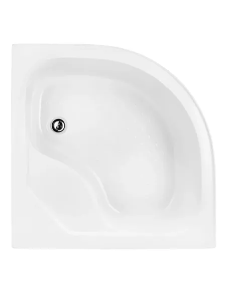 Душова кабіна з високим піддоном Kroner KRP Harz - C.Т.G. 90x90 см, напівкругла