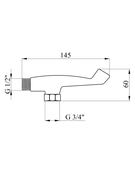 Держатель для ручного душа Kroner KRM - C919