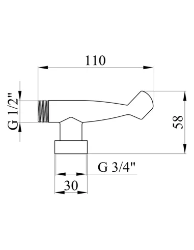 Держатель для ручного душа Kroner KRM - C920