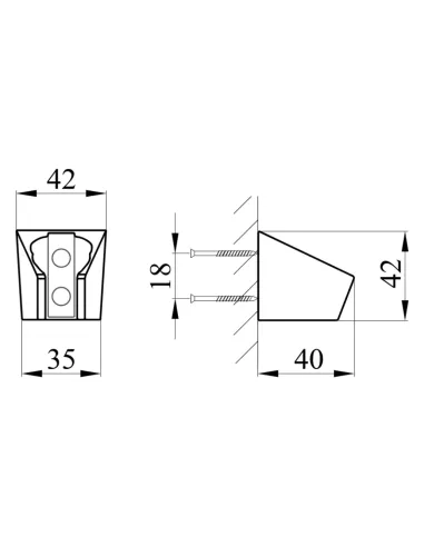 Держатель для ручного душа Kroner KRM - C925