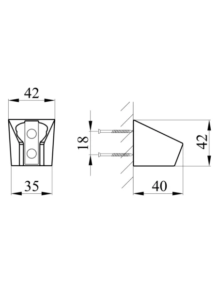 Держатель для ручного душа Kroner KRM - C925 Держатель для ручного душа Kroner KRM - C925
