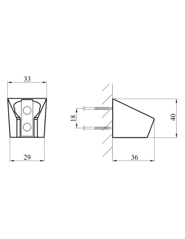 Держатель для ручного душа Kroner KRP - ESG925