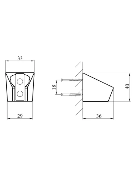 Держатель для ручного душа Kroner KRP - ESG925