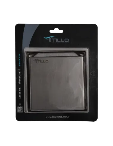 Каналізаційний горизонтальний трап Tillo TM131-15 150 х 150 мм, сухий затвор купити у Дніпрі та Києві - ціна від КТУ