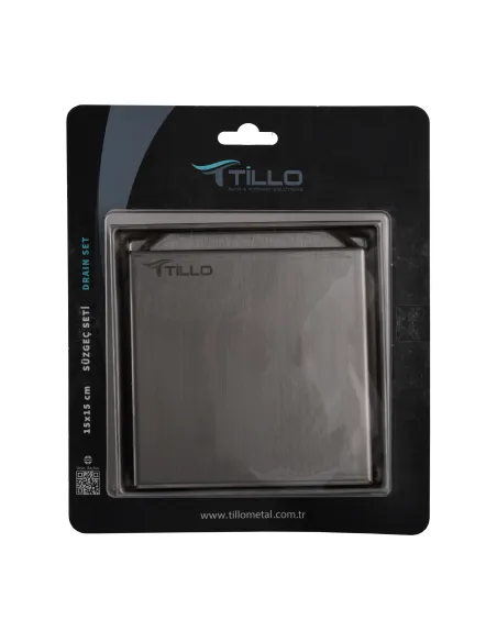 Каналізаційний горизонтальний трап Tillo TM131-15 150 х 150 мм, сухий затвор купити у Дніпрі та Києві - ціна від КТУ