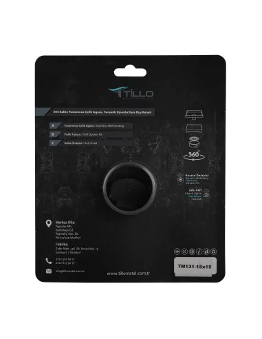 Каналізаційний горизонтальний трап Tillo TM131-15 150 х 150 мм, сухий затвор купити у Дніпрі та Києві - ціна від КТУ