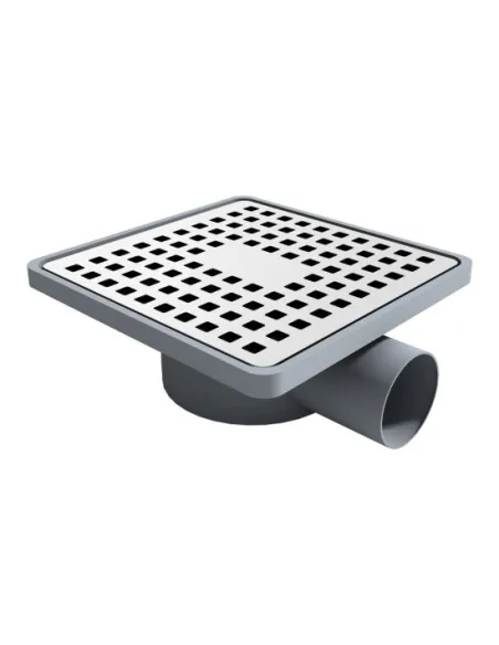 Канализационный горизонтальный трап Tillo TM213 150 х 150 мм, сухой затвор. Трап душевой TILLO TM207 10х10см. купить в Днепре и Киеве - цена от КТУ