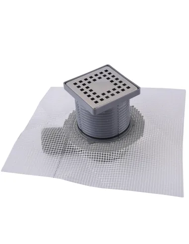 Каналізаційний горизонтальний трап Tillo TM421 100 х 100 мм, сухий затвор купити у Дніпрі та Києві - ціна від КТУ