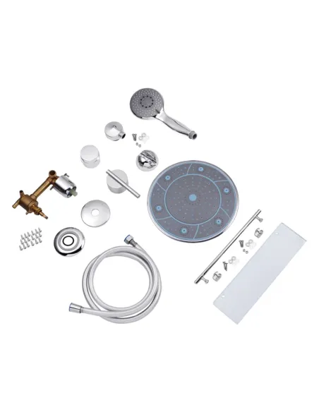 Мийка для кухні кругла Kroner KRP Dekor - 490 з нержавіючої сталі