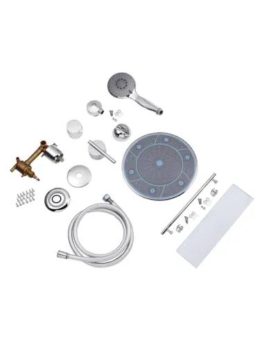 Гидробокс Kroner KRP Armada - WD.C.T.F. 90x90 см с высоким поддоном