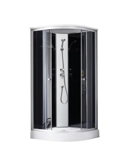 Гідробокс Kroner KRP Enzo - SD.CFG 90x90 см з низьким піддоном