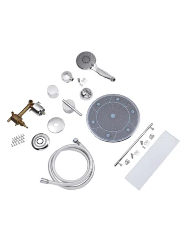 Гідробокс Kroner KRP Enzo - WD.CTF 90x90 см з високим піддоном