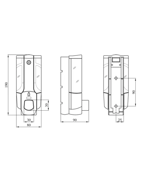 Дозатор рідкого мила Kroner KRM Rizze - ACP403