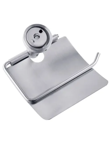 Тримач туалетного паперу Kroner KRP Edelstahl Klassisch - ESG3703 з кришкою