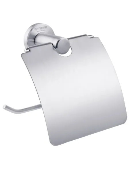 Тримач туалетного паперу Kroner KRP Edelstahl Klassisch - ESG3703 з кришкою