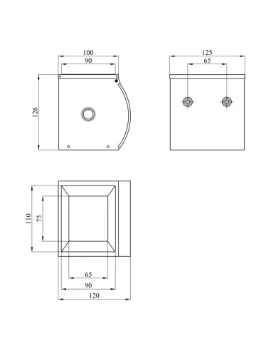 Держатель туалетной бумаги Kroner KRM Rizze - ACC300