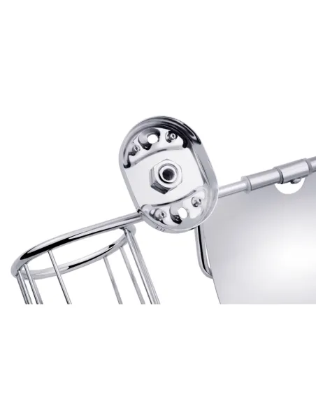 Тримач туалетного паперу Kroner KRM Elbe - ACC2903-1, з кришкою та тримачем для освіжувача повітря