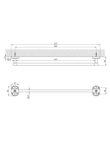 Рушникотримач Kroner KRM Elbe - ACC2901